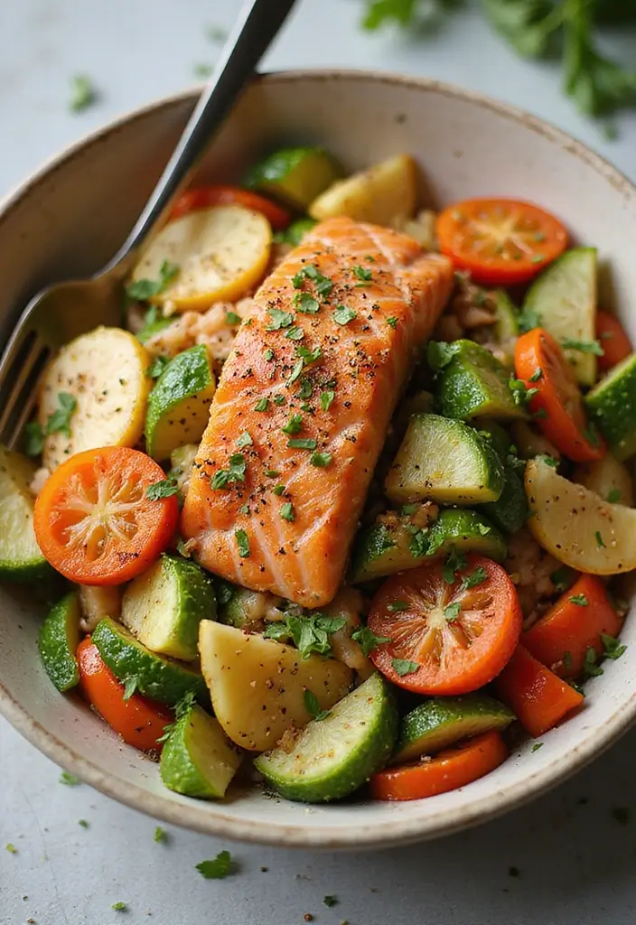 28 Salmon Stir Fry Recipes for Quick Omega-3 Packed Meals 114 28 Salmon Stir Fry Recipes for Quick Omega-3 Packed Meals - 18. Veggie-Loaded Salmon Stir Fry