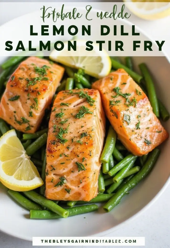 28 Salmon Stir Fry Recipes for Quick Omega-3 Packed Meals 128 28 Salmon Stir Fry Recipes for Quick Omega-3 Packed Meals - 20. Lemon Dill Salmon Stir Fry