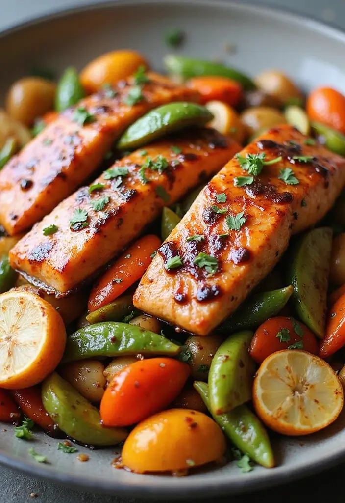 28 Salmon Stir Fry Recipes for Quick Omega-3 Packed Meals 135 28 Salmon Stir Fry Recipes for Quick Omega-3 Packed Meals - 21. Balsamic Glazed Salmon Stir Fry