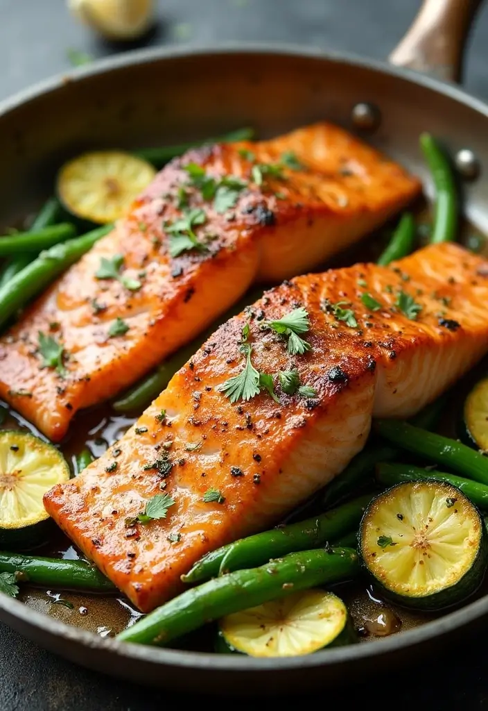 28 Salmon Stir Fry Recipes for Quick Omega-3 Packed Meals 46 28 Salmon Stir Fry Recipes for Quick Omega-3 Packed Meals - 8. Garlic Butter Salmon Stir Fry