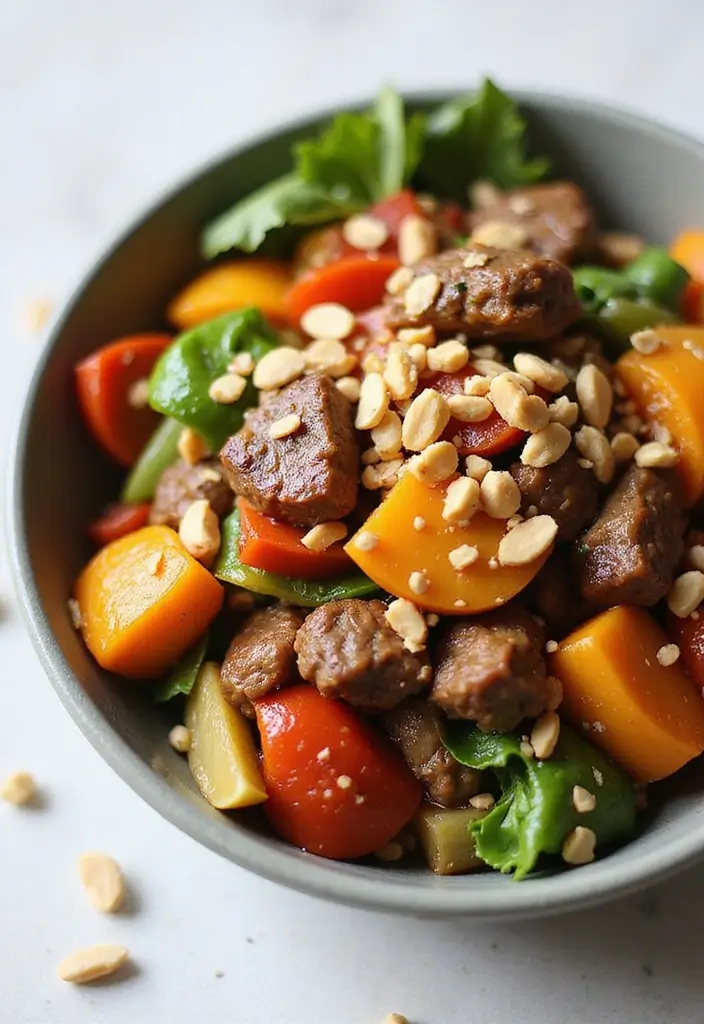 28 Spicy Beef Stir Fry Recipes That Bring the Heat 71 28 Spicy Beef Stir Fry Recipes That Bring the Heat - 11. Thai Peanut Beef Stir Fry