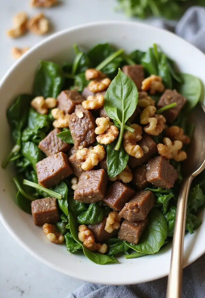 28 Spicy Beef Stir Fry Recipes That Bring the Heat 146 28 Spicy Beef Stir Fry Recipes That Bring the Heat - 22. Beef Stir Fry with Spinach and Walnuts