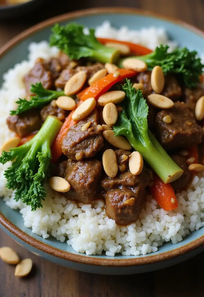 28 Spicy Beef Stir Fry Recipes That Bring the Heat 165 28 Spicy Beef Stir Fry Recipes That Bring the Heat - 25. Beef Stir Fry with Peanuts and Bok Choy
