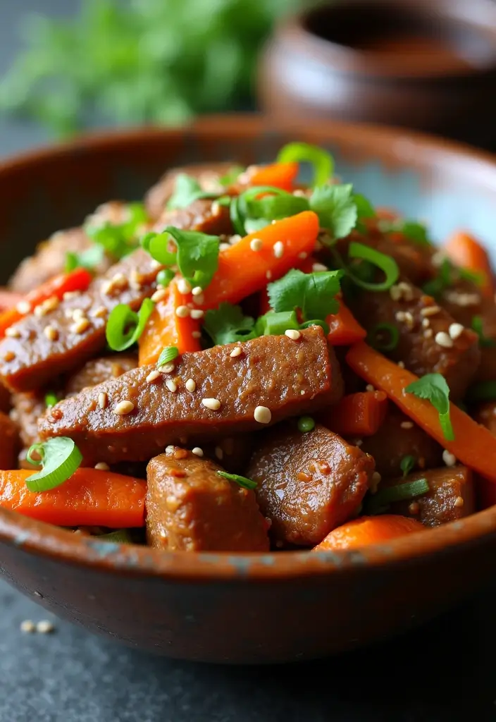 28 Spicy Beef Stir Fry Recipes That Bring the Heat 22 28 Spicy Beef Stir Fry Recipes That Bring the Heat - 4. Korean Spicy Beef Stir Fry