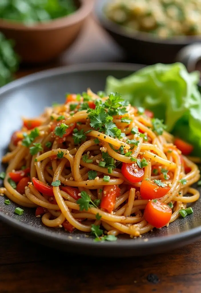 29 Asian Noodle Stir Fry Recipes Full of Taste 62 29 Asian Noodle Stir Fry Recipes Full of Taste - 10. One-Pan Veggie Stir Fry Noodles