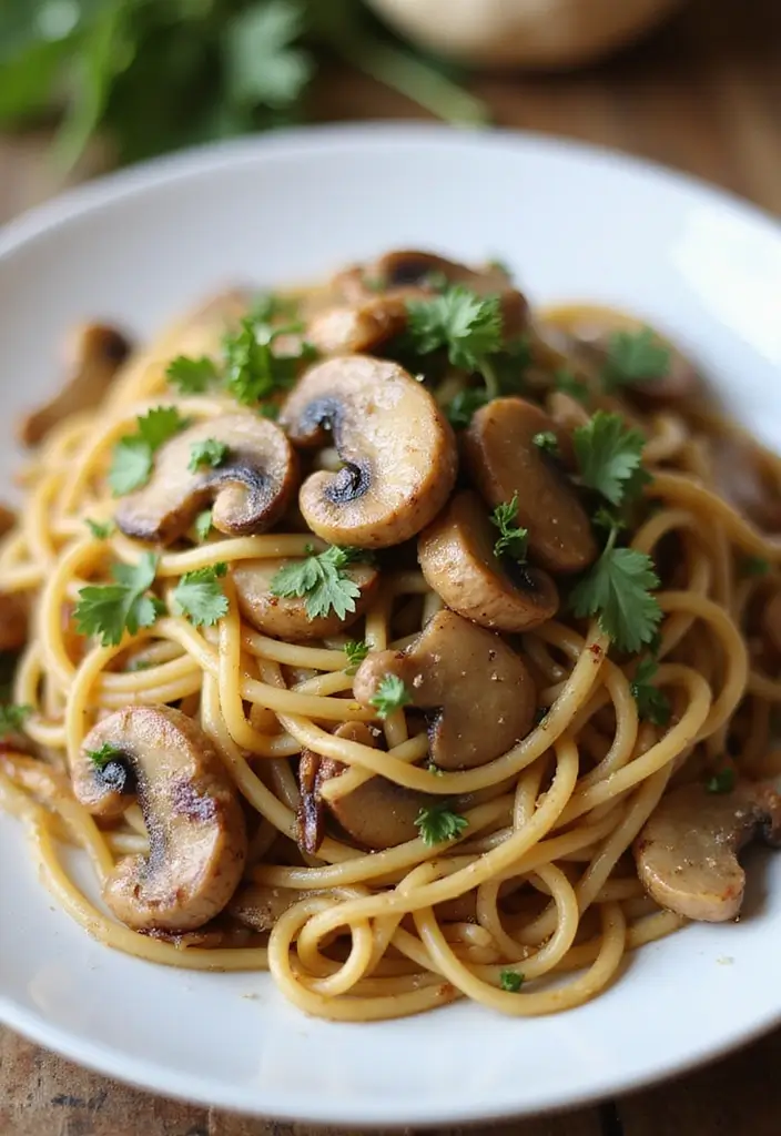 29 Asian Noodle Stir Fry Recipes Full of Taste 118 29 Asian Noodle Stir Fry Recipes Full of Taste - 18. Garlic Mushroom Noodles
