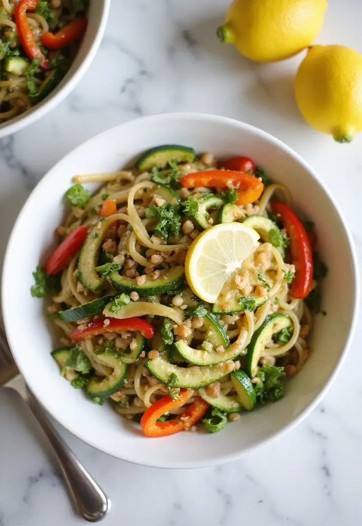 29 Asian Noodle Stir Fry Recipes Full of Taste 8 29 Asian Noodle Stir Fry Recipes Full of Taste - 2. Lemon Garlic Veggie Noodles