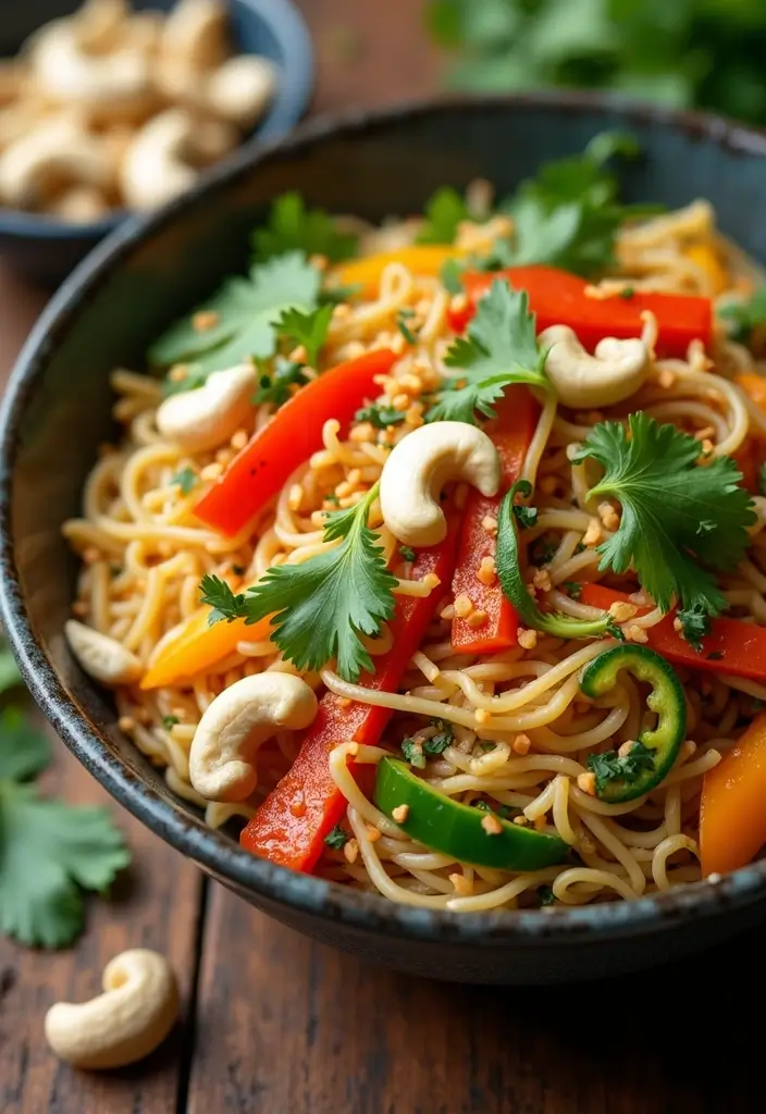 29 Asian Noodle Stir Fry Recipes Full of Taste 132 29 Asian Noodle Stir Fry Recipes Full of Taste - 20. Cashew and Veggie Stir Fry