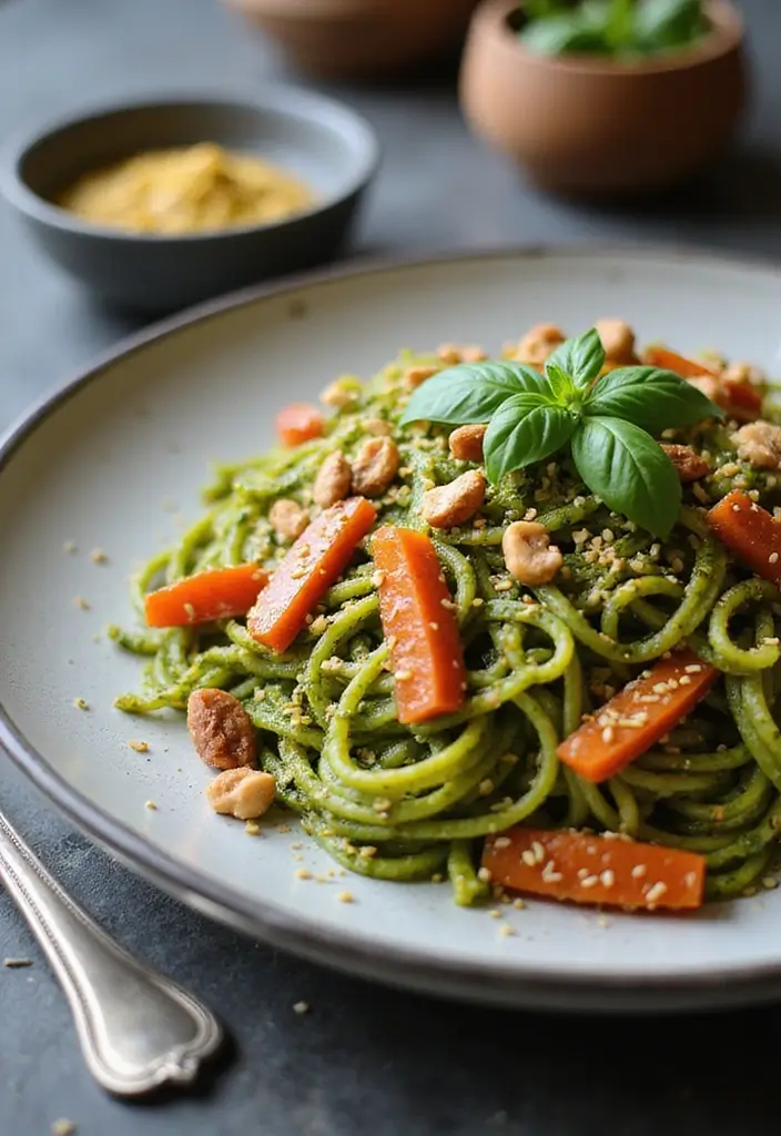29 Asian Noodle Stir Fry Recipes Full of Taste 174 29 Asian Noodle Stir Fry Recipes Full of Taste - 26. Sesame Pesto Noodles