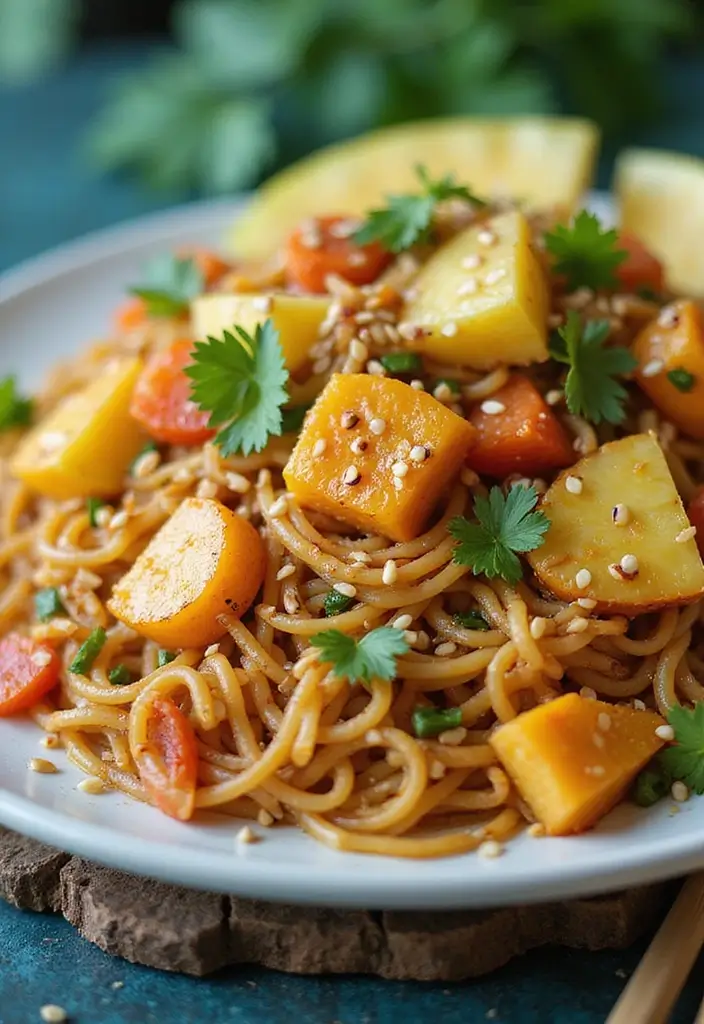 29 Asian Noodle Stir Fry Recipes Full of Taste 15 29 Asian Noodle Stir Fry Recipes Full of Taste - 3. Sweet and Tangy Pineapple Stir Fry