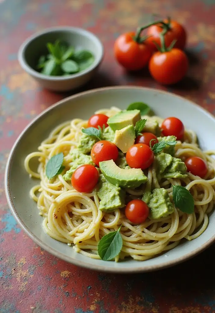 29 Asian Noodle Stir Fry Recipes Full of Taste 22 29 Asian Noodle Stir Fry Recipes Full of Taste - 4. Creamy Avocado Noodle Bowl