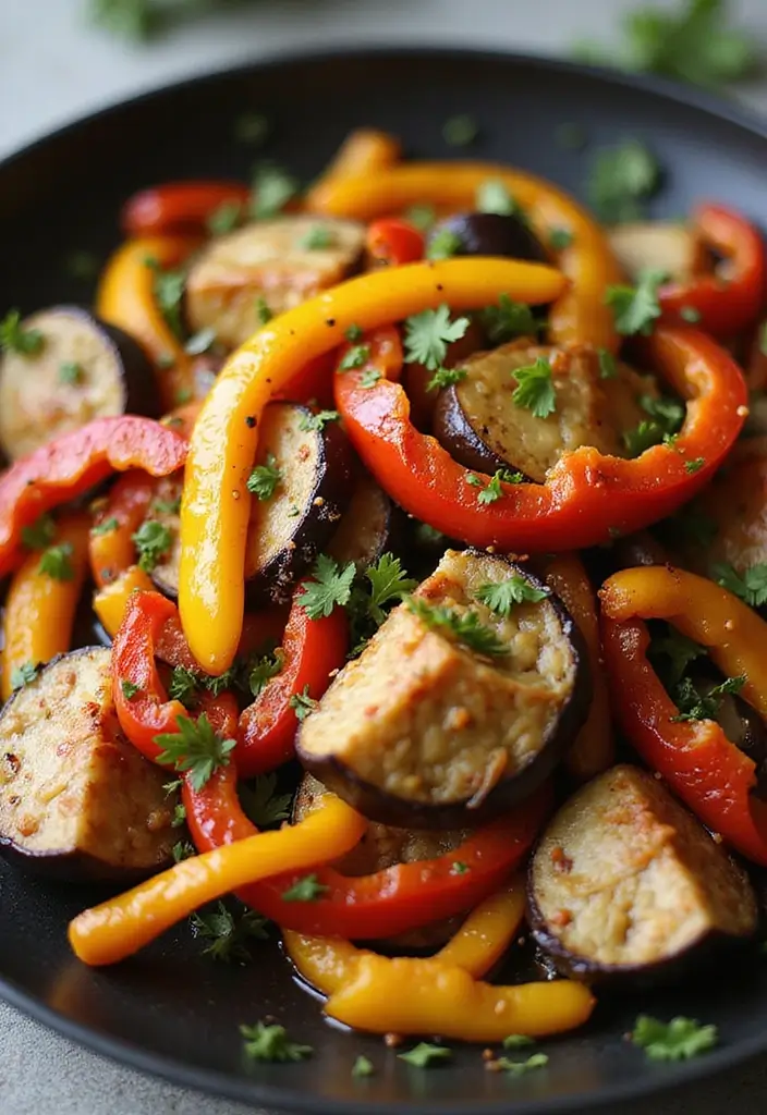 30 Authentic Chinese Stir Fry Recipes Straight from the Wok 60 30 Authentic Chinese Stir Fry Recipes Straight from the Wok - 10. Eggplant and Bell Pepper Stir Fry