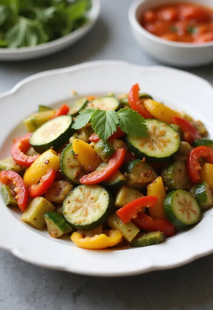 30 Authentic Chinese Stir Fry Recipes Straight from the Wok 72 30 Authentic Chinese Stir Fry Recipes Straight from the Wok - 12. Zucchini and Bell Pepper Stir Fry