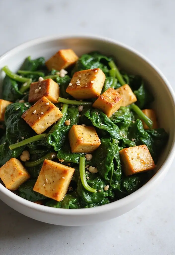 30 Authentic Chinese Stir Fry Recipes Straight from the Wok 117 30 Authentic Chinese Stir Fry Recipes Straight from the Wok - 19. Spinach and Tofu Stir Fry