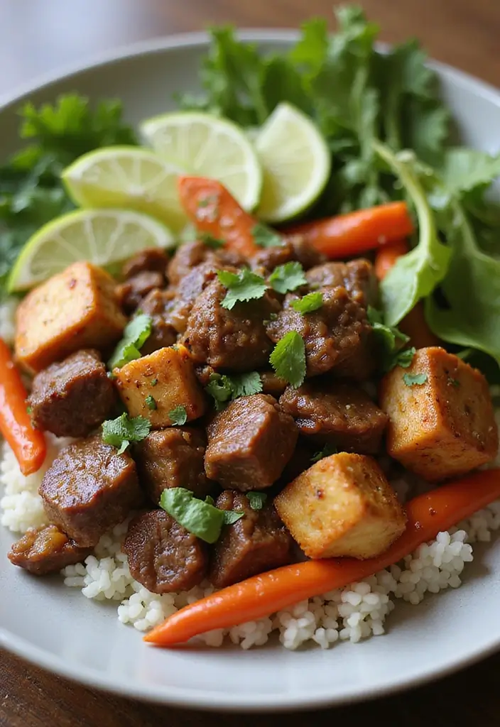 30 Authentic Thai Beef Stir Fry Recipes Full of Aroma - 19. Thai Beef Stir Fry with Tofu