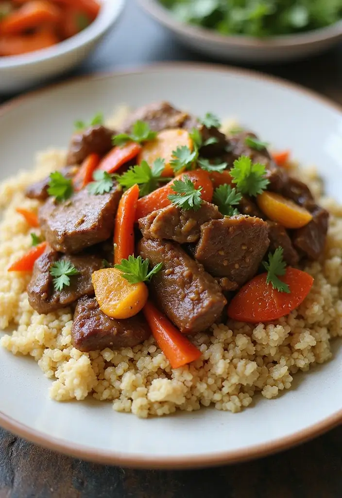 30 Authentic Thai Beef Stir Fry Recipes Full of Aroma - 23. Thai Beef Stir Fry with Quinoa