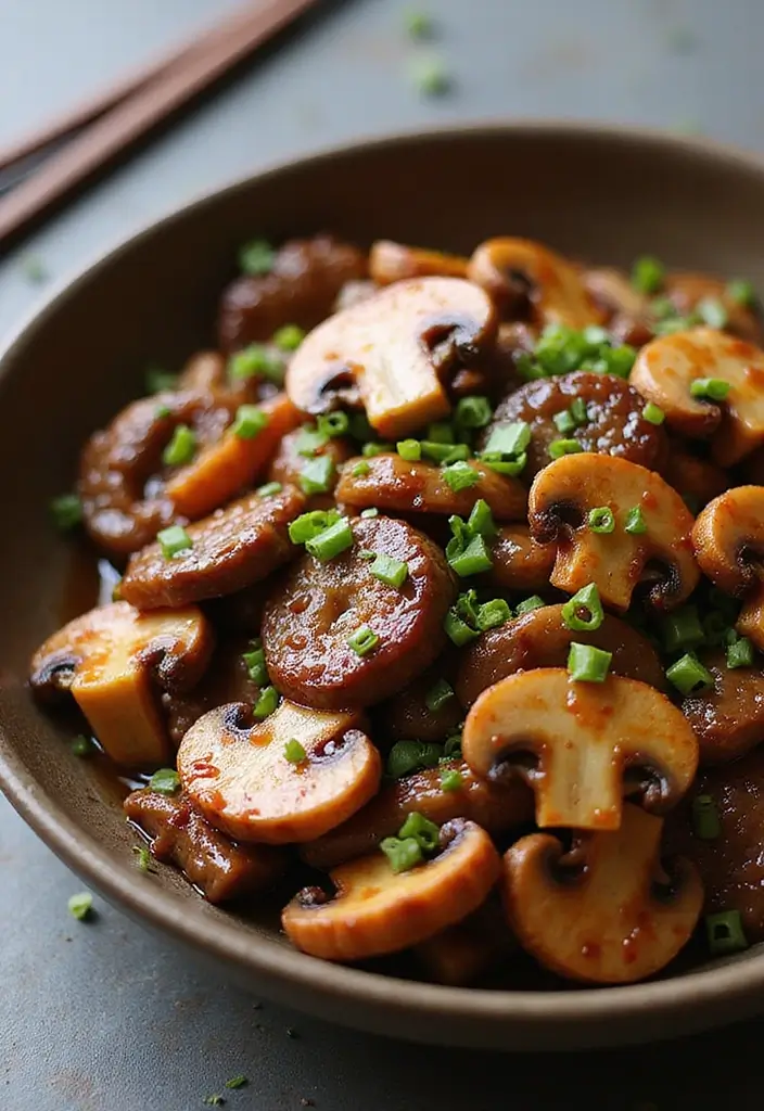 30+ Beef and Mushroom Stir Fry Recipes with Umami Flavor 1 30+ Beef and Mushroom Stir Fry Recipes with Umami Flavor - 1. Teriyaki Beef and Mushroom Stir Fry