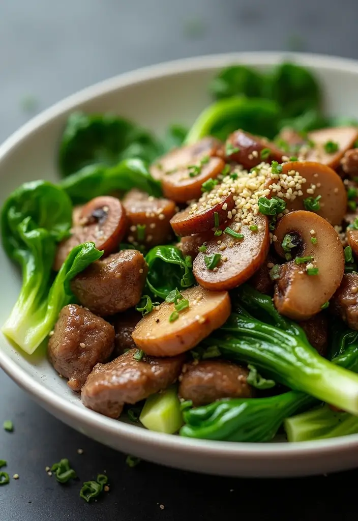 30+ Beef and Mushroom Stir Fry Recipes with Umami Flavor 78 30+ Beef and Mushroom Stir Fry Recipes with Umami Flavor - 12. Beef and Mushroom Stir Fry with Bok Choy
