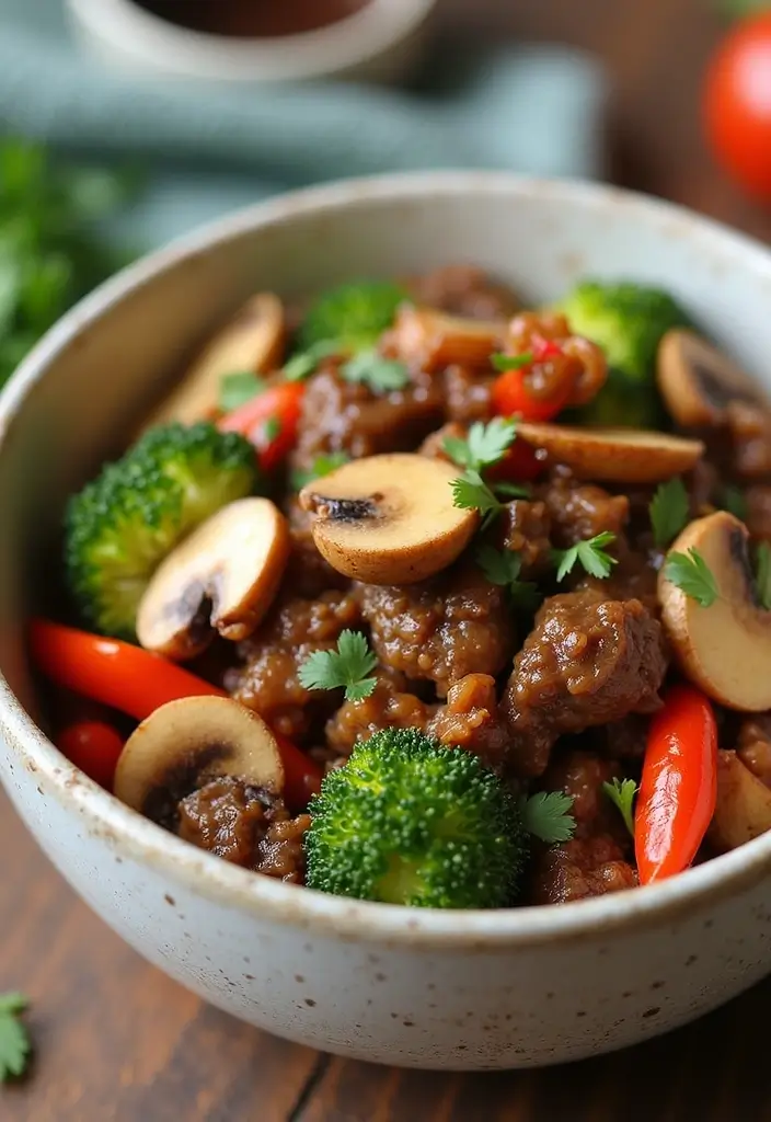 30+ Beef and Mushroom Stir Fry Recipes with Umami Flavor 99 30+ Beef and Mushroom Stir Fry Recipes with Umami Flavor - 15. Easy Beef and Mushroom Stir Fry