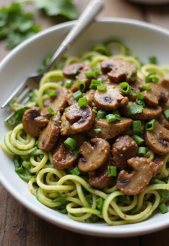 30+ Beef and Mushroom Stir Fry Recipes with Umami Flavor 106 30+ Beef and Mushroom Stir Fry Recipes with Umami Flavor - 16. Beef and Mushroom Stir Fry with Zucchini Noodles