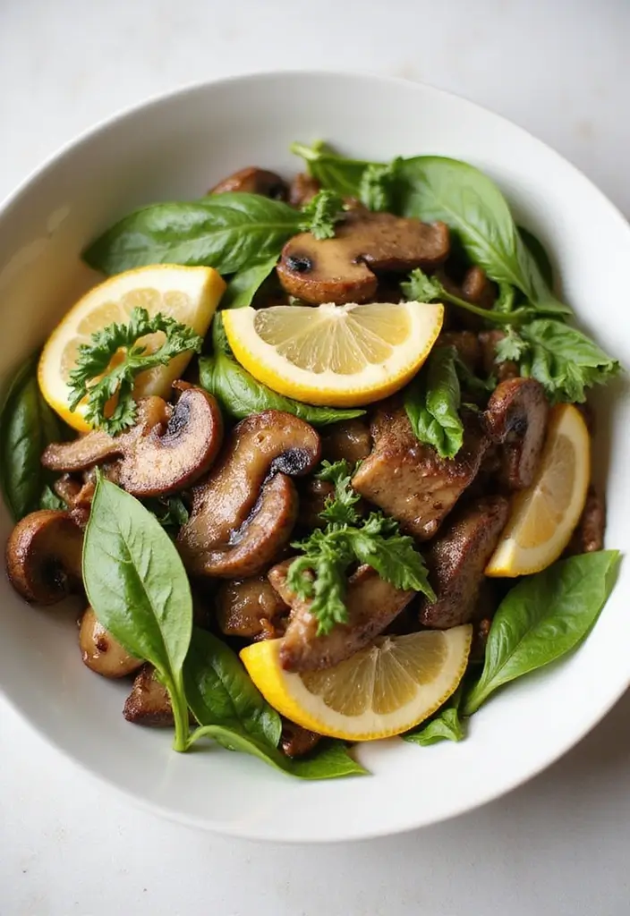 30+ Beef and Mushroom Stir Fry Recipes with Umami Flavor 22 30+ Beef and Mushroom Stir Fry Recipes with Umami Flavor - 4. Lemon Basil Beef and Mushroom Stir Fry