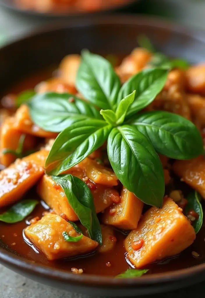 30+ Best Stir Fry Recipes for Every Occasion 69 30+ Best Stir Fry Recipes for Every Occasion - 11. Thai Basil Chicken Stir Fry