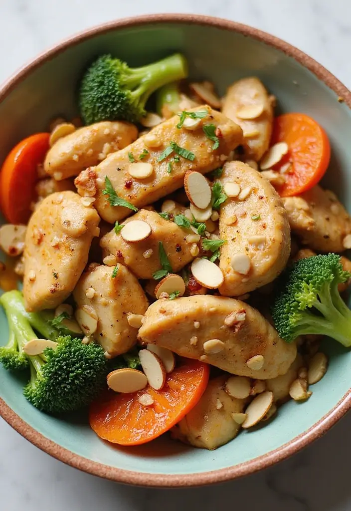 30+ Best Stir Fry Recipes for Every Occasion 116 30+ Best Stir Fry Recipes for Every Occasion - 18. Almond Chicken Stir Fry