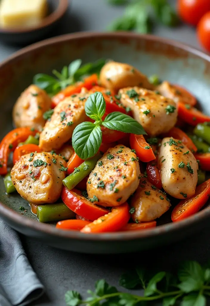 30+ Best Stir Fry Recipes for Every Occasion 187 30+ Best Stir Fry Recipes for Every Occasion - 29. Mediterranean Chicken Stir Fry