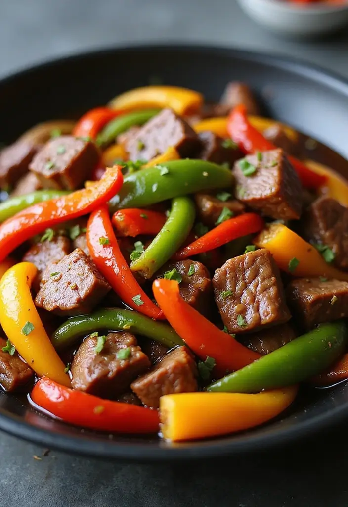 30+ Best Stir Fry Recipes for Every Occasion 22 30+ Best Stir Fry Recipes for Every Occasion - 4. Beef and Bell Pepper Stir Fry