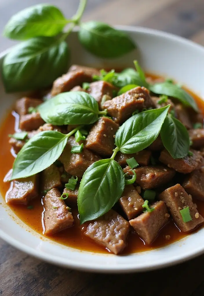 30+ Classic Beef Stir Fry Recipes with Asian Inspiration - 11. Thai Basil Beef Stir Fry