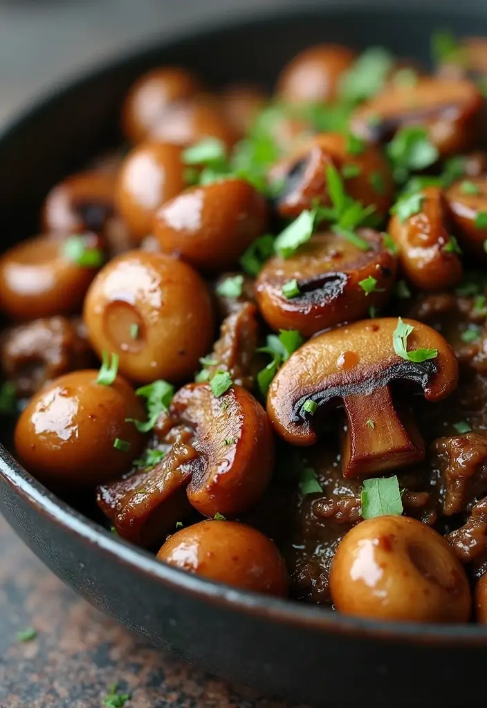 30+ Classic Beef Stir Fry Recipes with Asian Inspiration - 16. Beef and Mushroom Stir Fry