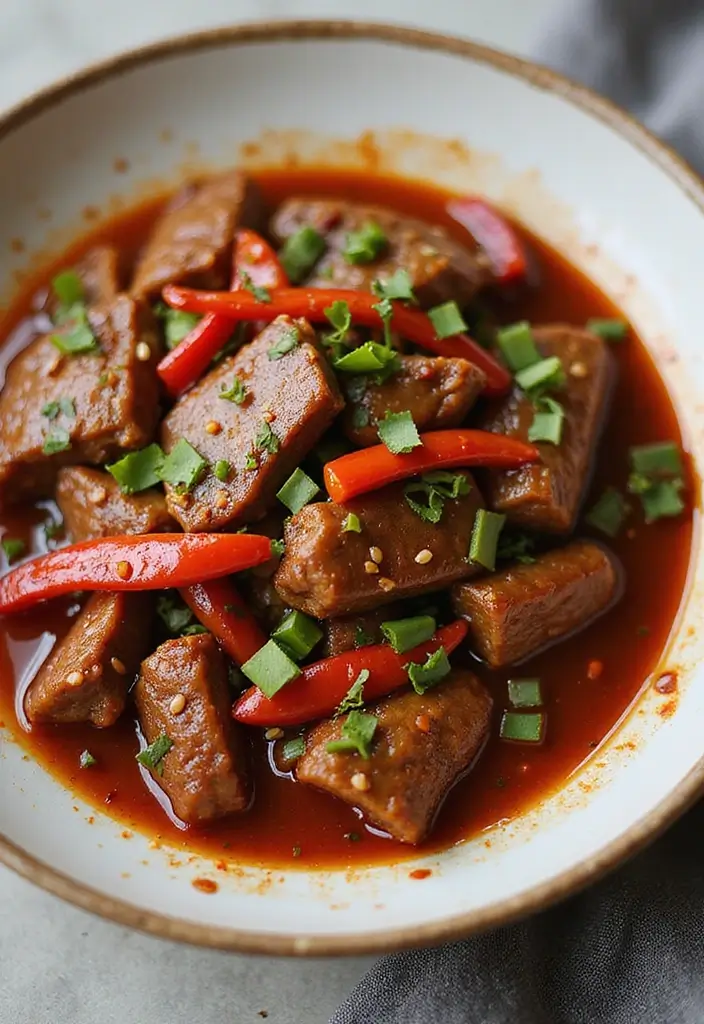 30+ Classic Beef Stir Fry Recipes with Asian Inspiration - 21. Chili Garlic Beef Stir Fry