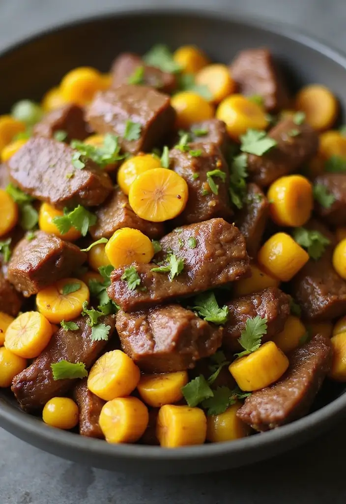 30+ Classic Beef Stir Fry Recipes with Asian Inspiration - 23. Beef and Corn Stir Fry