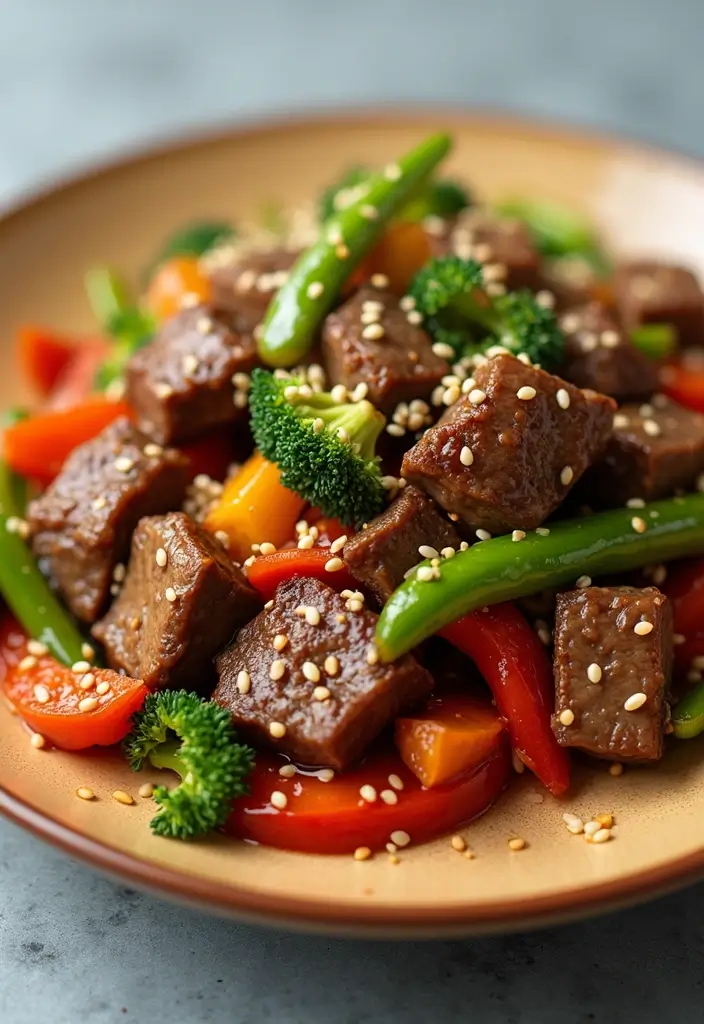 30+ Classic Beef Stir Fry Recipes with Asian Inspiration - 4. Teriyaki Beef and Vegetable Stir Fry