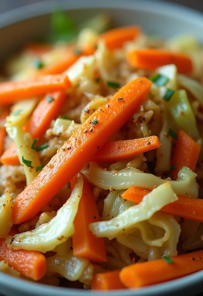 30+ Clean Eating Stir Fry Recipes for Healthy Meals 90 30+ Clean Eating Stir Fry Recipes for Healthy Meals - 14. Cabbage and Carrot Stir Fry