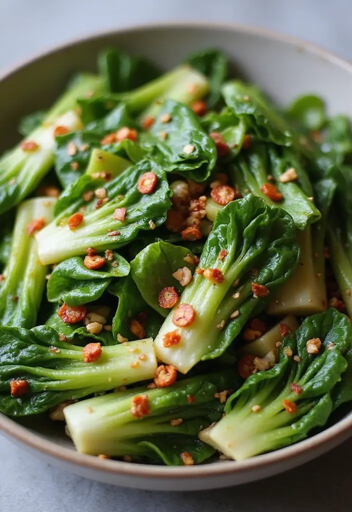 30+ Clean Eating Stir Fry Recipes for Healthy Meals 114 30+ Clean Eating Stir Fry Recipes for Healthy Meals - 18. Garlic and Chili Bok Choy Stir Fry
