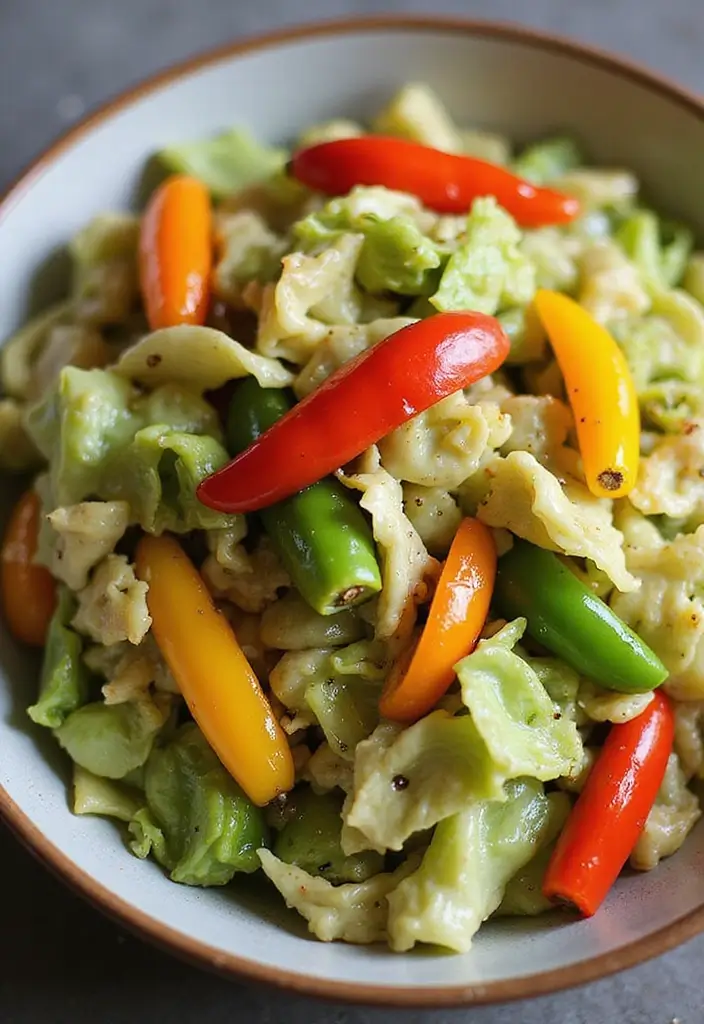30+ Clean Eating Stir Fry Recipes for Healthy Meals 135 30+ Clean Eating Stir Fry Recipes for Healthy Meals - 21. Cabbage and Bell Pepper Stir Fry
