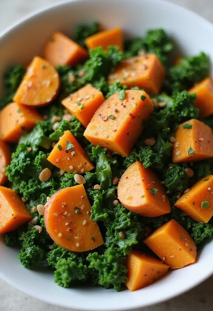 30+ Clean Eating Stir Fry Recipes for Healthy Meals 156 30+ Clean Eating Stir Fry Recipes for Healthy Meals - 24. Sweet Potato and Kale Stir Fry