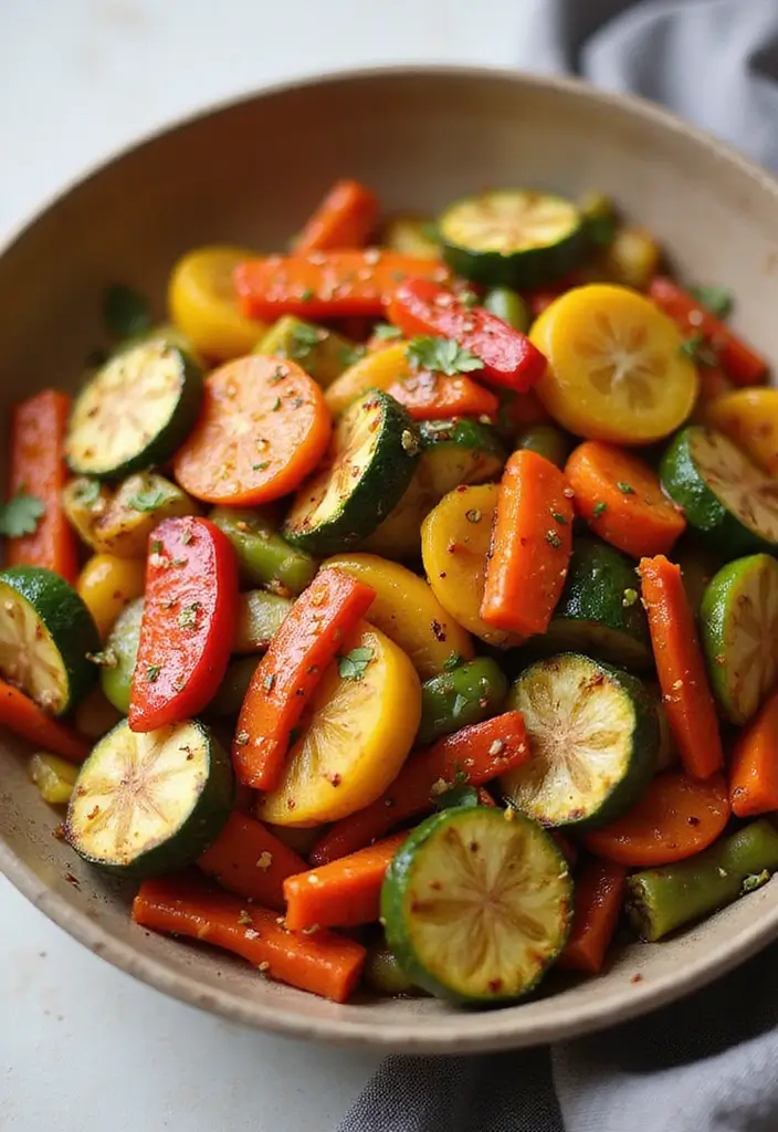 30+ Clean Eating Stir Fry Recipes for Healthy Meals 184 30+ Clean Eating Stir Fry Recipes for Healthy Meals - 28. Roasted Vegetable Stir Fry