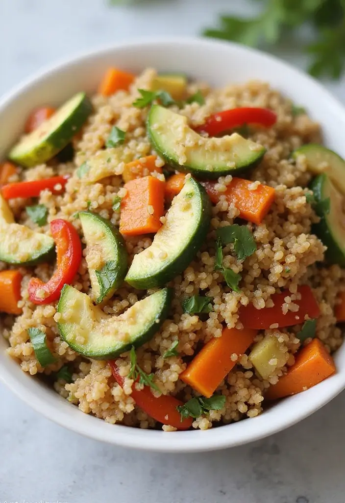 30+ Clean Eating Stir Fry Recipes for Healthy Meals 15 30+ Clean Eating Stir Fry Recipes for Healthy Meals - 3. Quinoa and Veggie Stir Fry