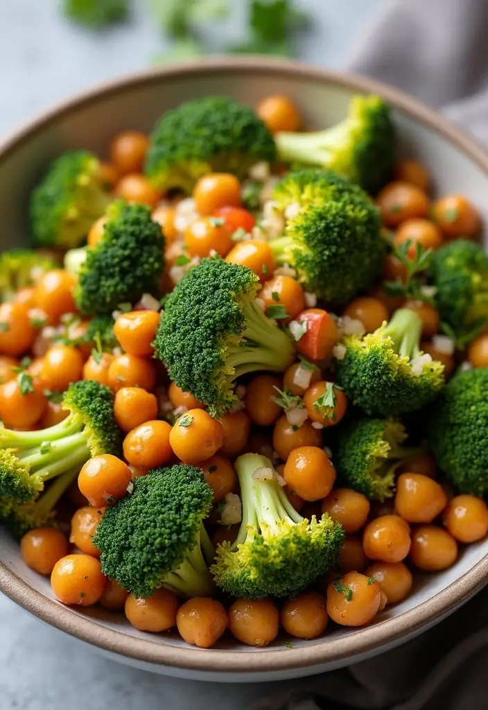 30+ Clean Eating Stir Fry Recipes for Healthy Meals 29 30+ Clean Eating Stir Fry Recipes for Healthy Meals - 5. Chickpea and Broccoli Stir Fry
