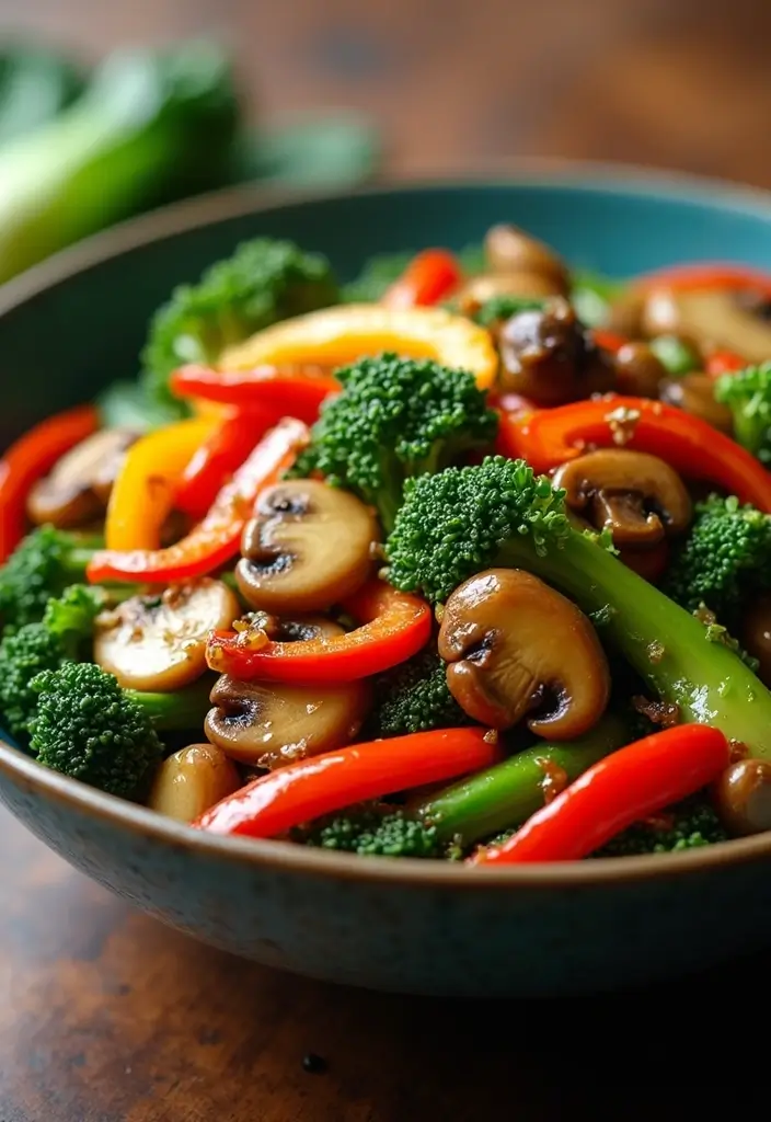 30+ Clean Eating Stir Fry Recipes for Healthy Meals 36 30+ Clean Eating Stir Fry Recipes for Healthy Meals - 6. Ginger Garlic Vegetable Stir Fry