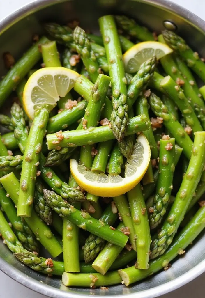 30+ Clean Eating Stir Fry Recipes for Healthy Meals 55 30+ Clean Eating Stir Fry Recipes for Healthy Meals - 9. Lemon Garlic Asparagus Stir Fry