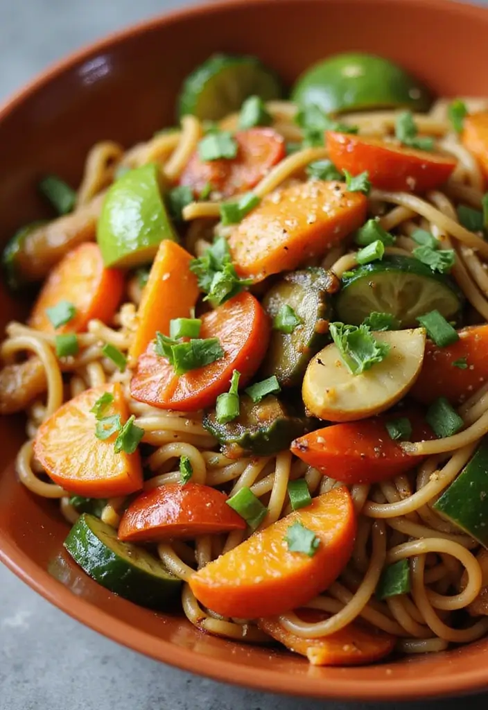 30+ Colorful Vegetable Stir Fry Recipes for Every Meal 90 30+ Colorful Vegetable Stir Fry Recipes for Every Meal - 14. Vegetable Lo Mein Stir Fry