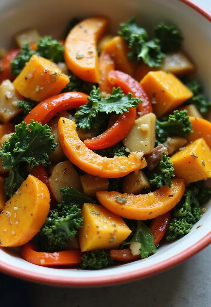 30+ Colorful Vegetable Stir Fry Recipes for Every Meal 128 30+ Colorful Vegetable Stir Fry Recipes for Every Meal - 20. Butternut Squash Vegetable Stir Fry