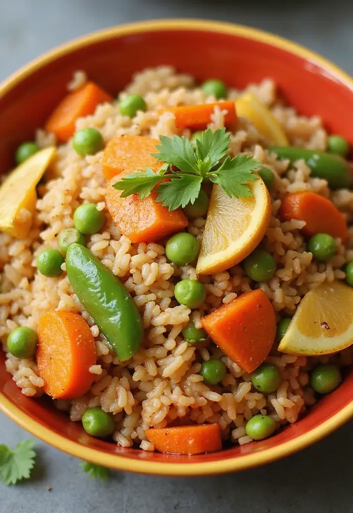 30+ Colorful Vegetable Stir Fry Recipes for Every Meal 135 30+ Colorful Vegetable Stir Fry Recipes for Every Meal - 21. Veggie-Loaded Fried Rice Stir Fry