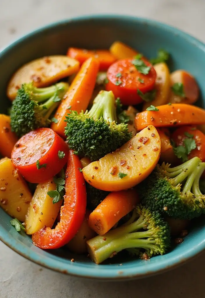 30+ Colorful Vegetable Stir Fry Recipes for Every Meal 170 30+ Colorful Vegetable Stir Fry Recipes for Every Meal - 26. Apple Cider Vinegar Vegetable Stir Fry