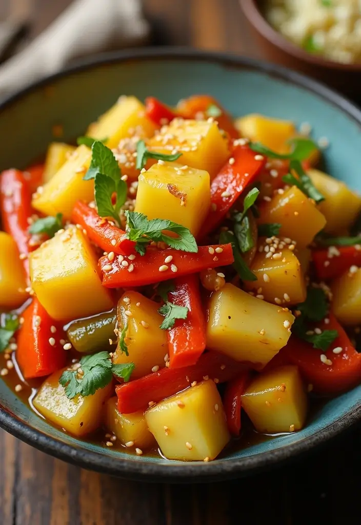 30+ Colorful Vegetable Stir Fry Recipes for Every Meal 15 30+ Colorful Vegetable Stir Fry Recipes for Every Meal - 3. Sweet and Sour Vegetable Stir Fry