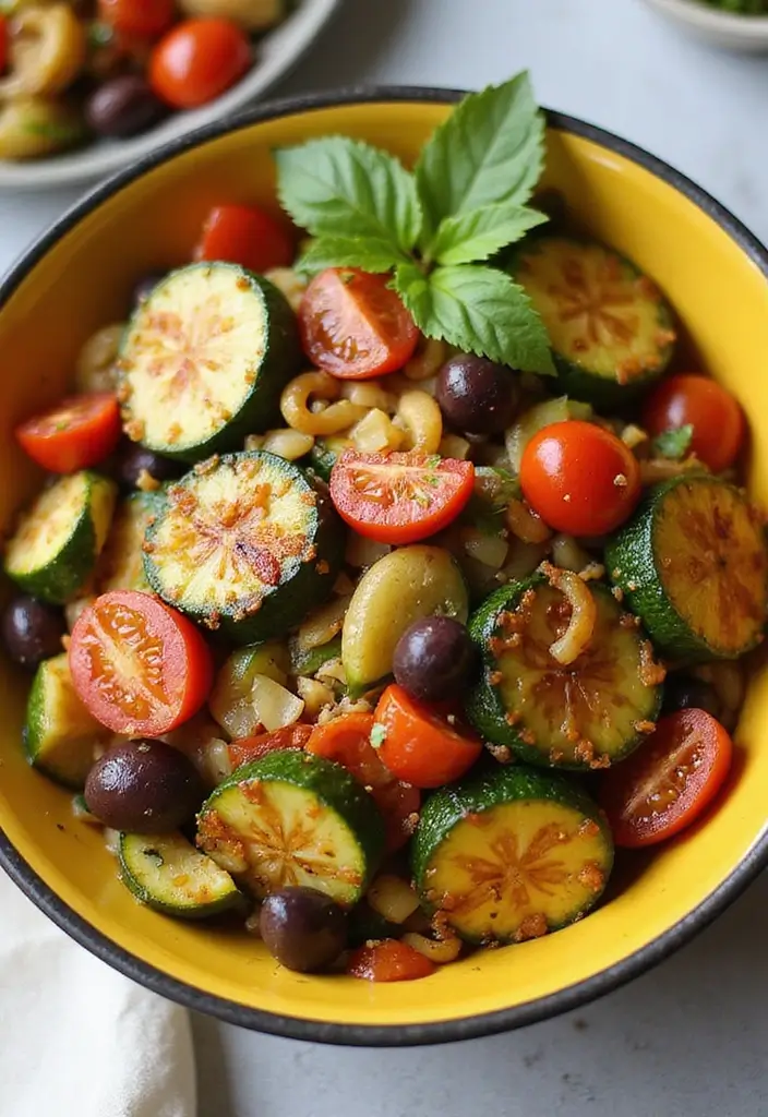 30+ Colorful Vegetable Stir Fry Recipes for Every Meal 41 30+ Colorful Vegetable Stir Fry Recipes for Every Meal - 7. Mediterranean Vegetable Stir Fry