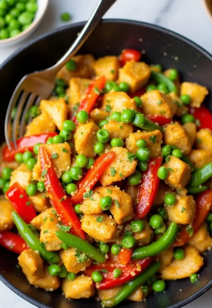 30 Curry Chicken Stir Fry Recipes with Bold Spices 106 30 Curry Chicken Stir Fry Recipes with Bold Spices - 16. Curry Chicken Stir Fry with Edamame